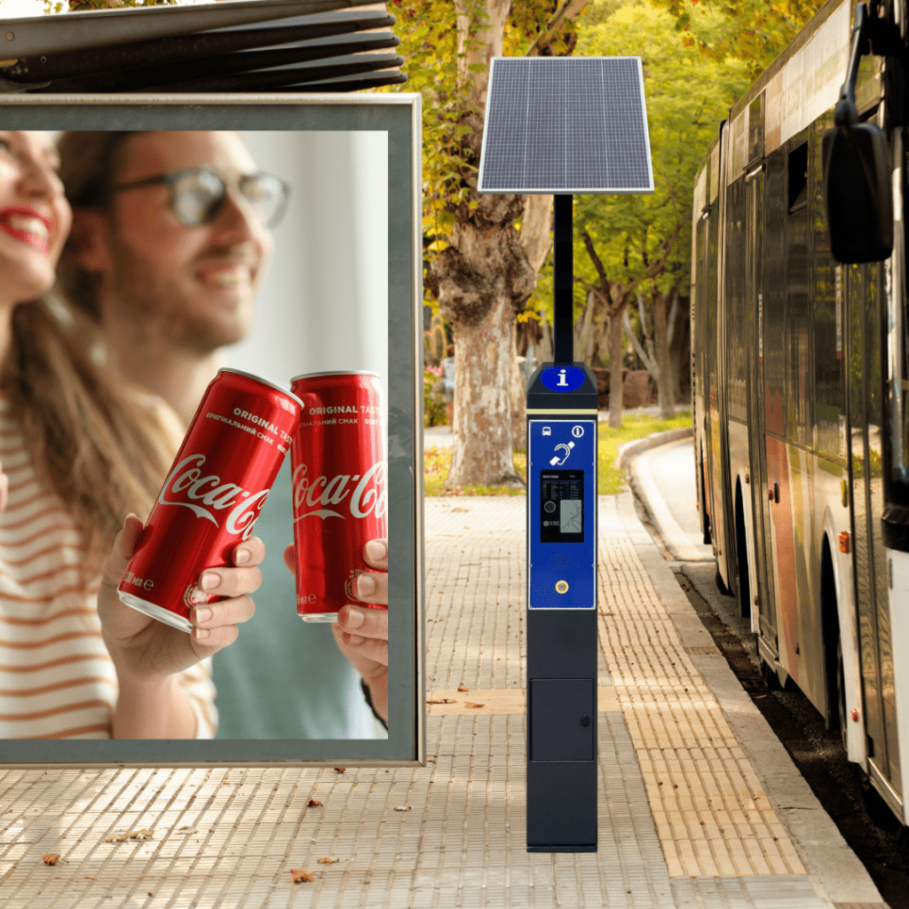 This is an Image of a Digital Information Point by Metrospec