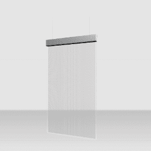 This is a rendering of a Transparent LED Displays